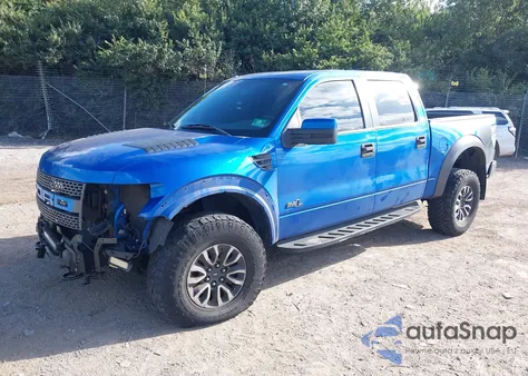 2012 Ford F-150 Svt Raptor из США, поврежденный, VIN 1FTFW1R66CFC87139